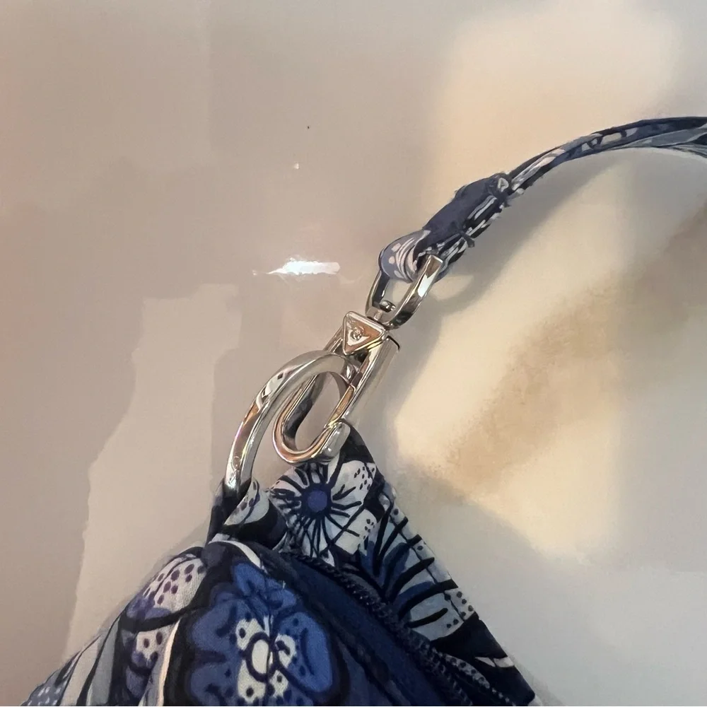 Vera Bradley Navy and White Floral Shoulder Bag/Crossbody